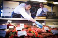 The meat counter The meat counter