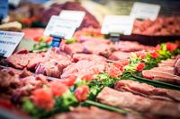 The meat counter The meat counter